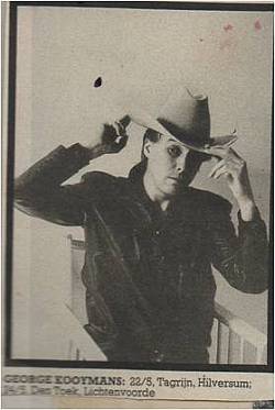 George Kooymans show ad May 22, 1987 Hilversum - Tagrijn